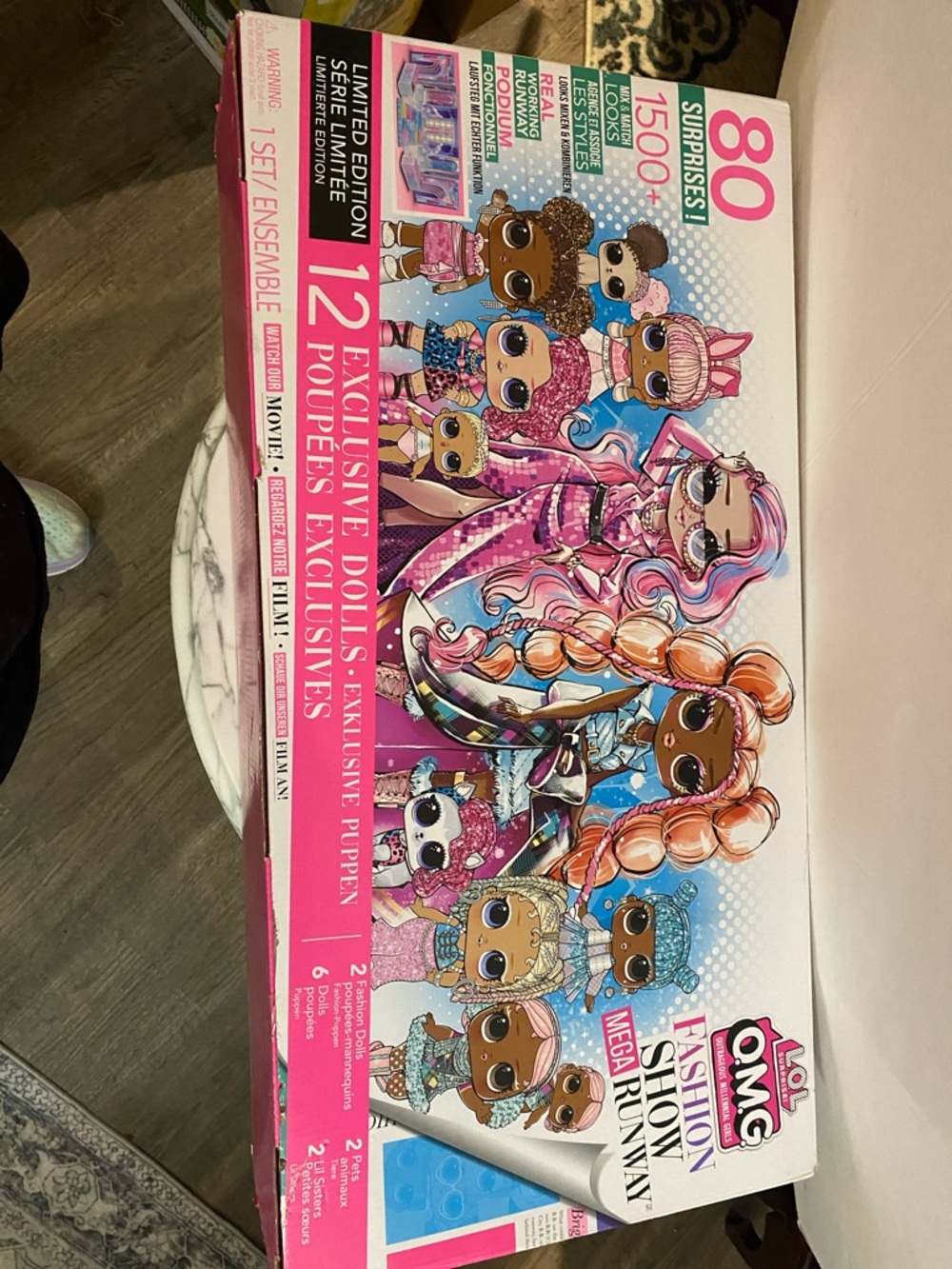 L.O.L. Surprise! Fashion Show Mega Runway Playset - Pink, Blue, Gold